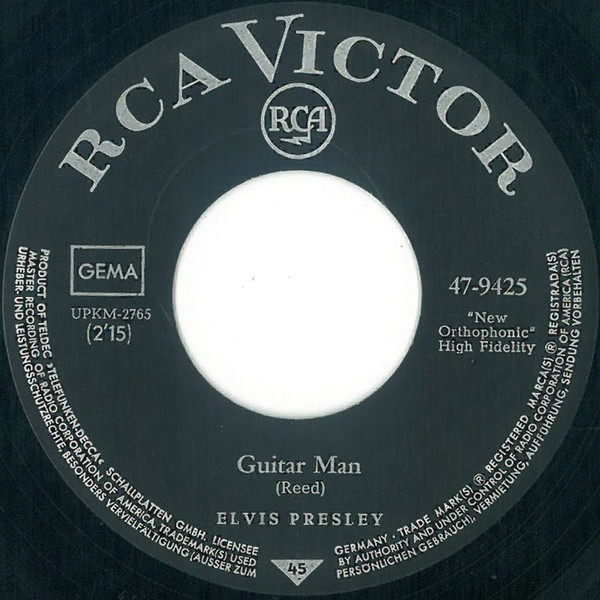 Elvis Presley - Guitar Man / High Heel Sneakers 3 Elvis Presley - Guitar Man / High Heel Sneakers