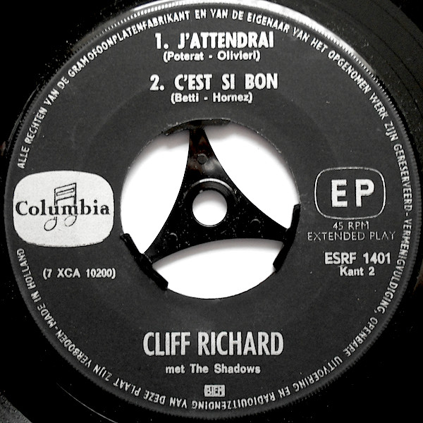 Cliff Richard & The Shadows - Sings In French 4 Cliff Richard & The Shadows - Sings In French