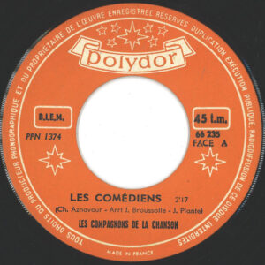 Les Compagnons De La Chanson - Les Comédiens