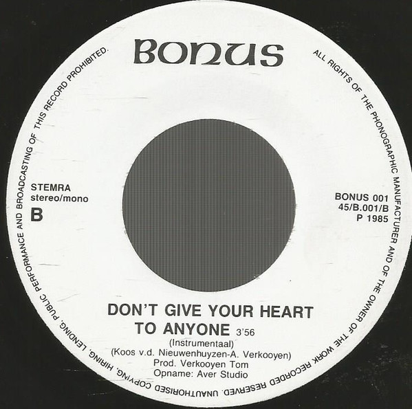 Bonus (17) - Don't Give Your Heart To Anyone 4 Bonus (17) - Don't Give Your Heart To Anyone