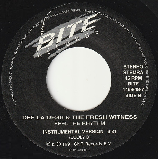 Def La Desh & The Fresh Witness - Feel The Rhythm 4 Def La Desh & The Fresh Witness - Feel The Rhythm
