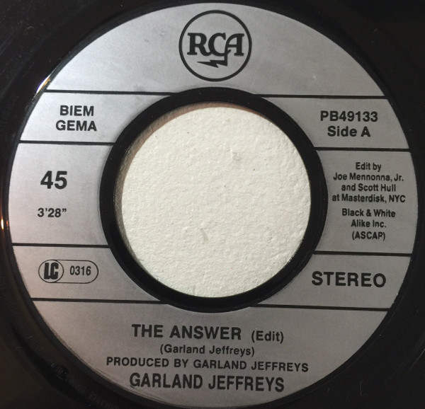 Garland Jeffreys - The Answer 3 Garland Jeffreys - The Answer