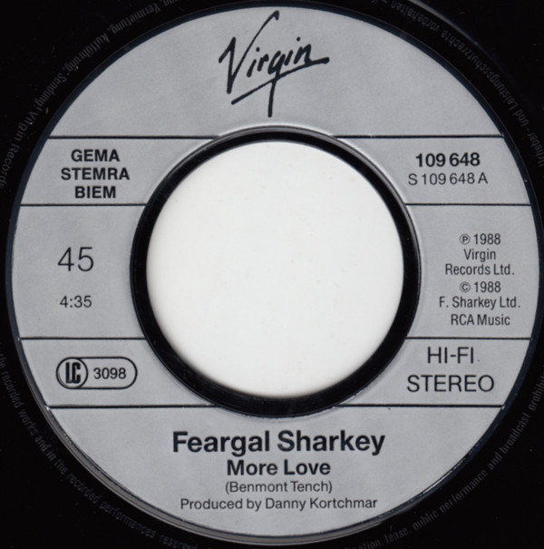 Feargal Sharkey - More Love 3 Feargal Sharkey - More Love