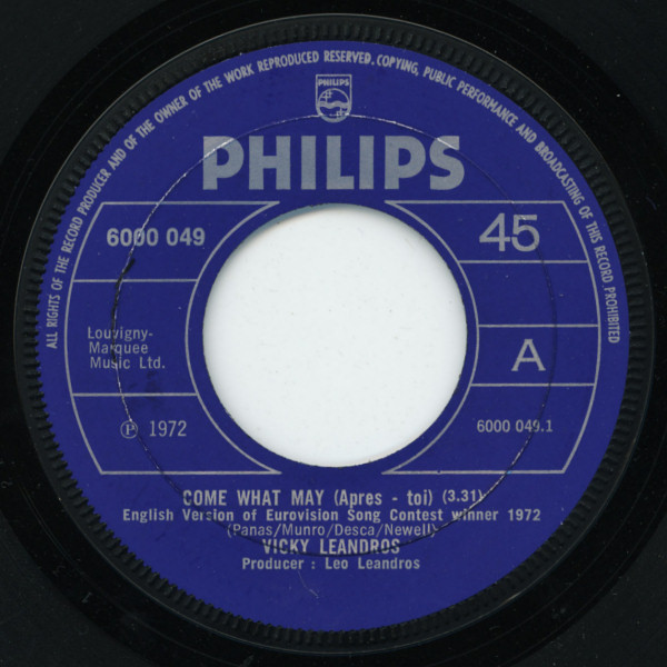 Vicky Leandros - Come What May 1 Vicky Leandros - Come What May