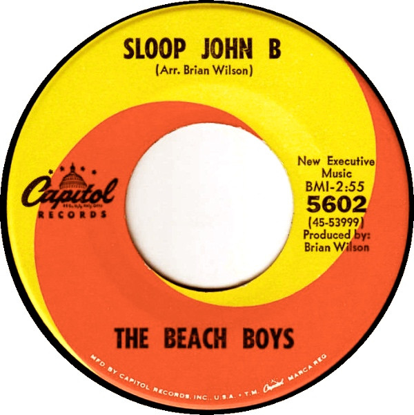 The Beach Boys - Sloop John B / You're So Good to Me 1 The Beach Boys - Sloop John B / You're So Good to Me