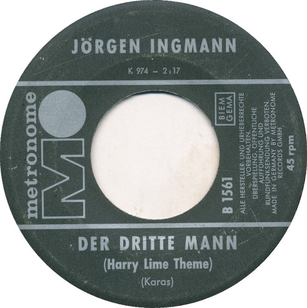 Jørgen Ingmann - Bonanza / Der Dritte Mann 3 Jørgen Ingmann - Bonanza / Der Dritte Mann
