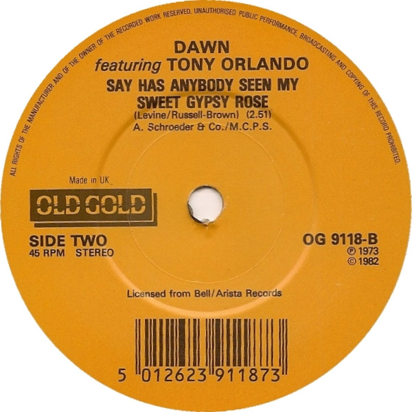 Dawn (5) - Tie A Yellow Ribbon Round The Old Oak Tree 4 Dawn (5) - Tie A Yellow Ribbon Round The Old Oak Tree