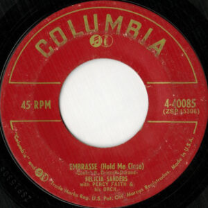Felicia Sanders - Embrasse (Hold Me Close)