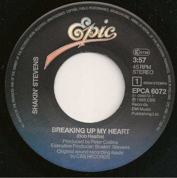 Shakin' Stevens - Breaking Up My Heart 3 Shakin' Stevens - Breaking Up My Heart