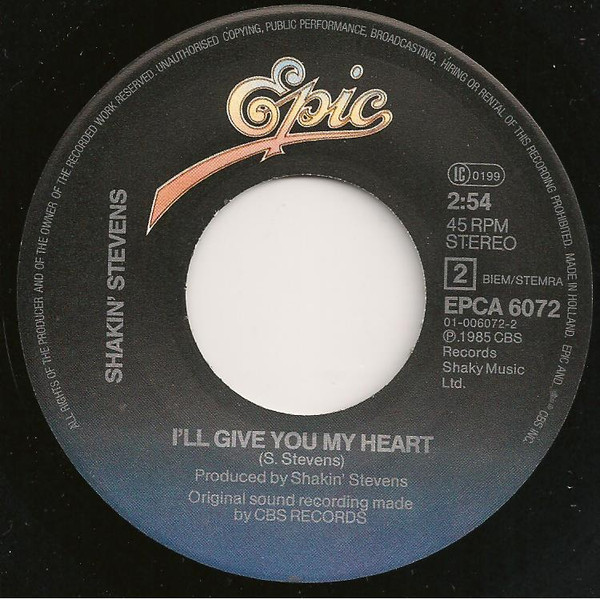 Shakin' Stevens - Breaking Up My Heart 4 Shakin' Stevens - Breaking Up My Heart