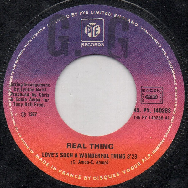 The Real Thing - Love's Such A Wonderful Thing 3 The Real Thing - Love's Such A Wonderful Thing