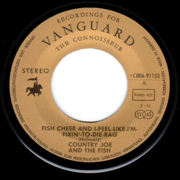 Country Joe And The Fish - Fish Cheer & I Feel-Like-I'm-Fixin'-To-Die-Rag / Maria 3 Country Joe And The Fish - Fish Cheer & I Feel-Like-I'm-Fixin'-To-Die-Rag / Maria