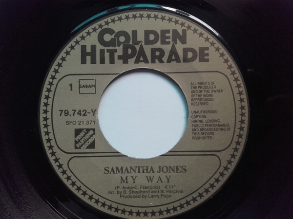 Samantha Jones - My Way / They Long To Be 3 Samantha Jones - My Way / They Long To Be