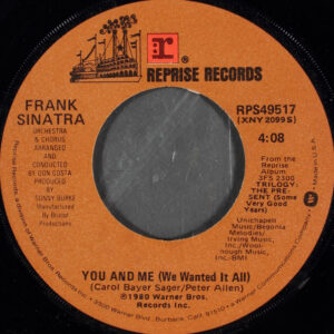Frank Sinatra - You And Me (We Wanted It All)
