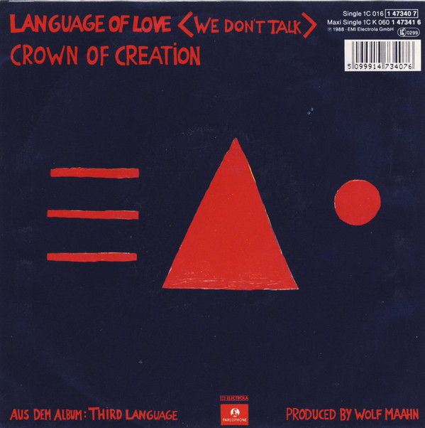 Wolf Maahn - Language Of Love (We Don't Talk) 2 Wolf Maahn - Language Of Love (We Don't Talk)