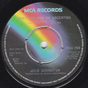 Julie Covington - Don't Cry For Me Argentina