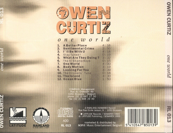Owen Curtiz - One World 2 Owen Curtiz - One World