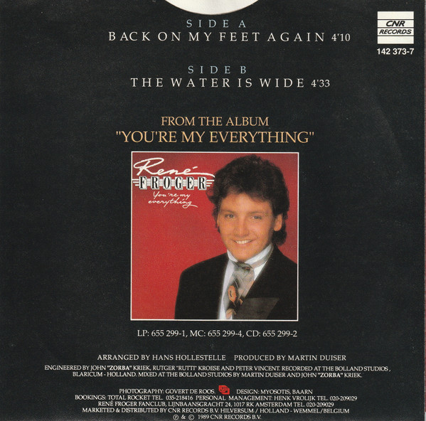 René Froger - Back On My Feet Again 2 René Froger - Back On My Feet Again