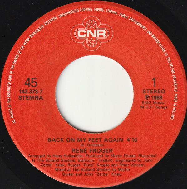 René Froger - Back On My Feet Again 3 René Froger - Back On My Feet Again