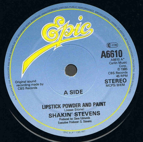 Shakin' Stevens - Lipstick Powder And Paint 3 Shakin' Stevens - Lipstick Powder And Paint