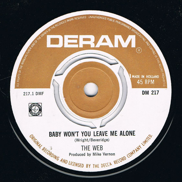 The Web - Baby Won't You Leave Me Alone / McVernon Street 3 The Web - Baby Won't You Leave Me Alone / McVernon Street