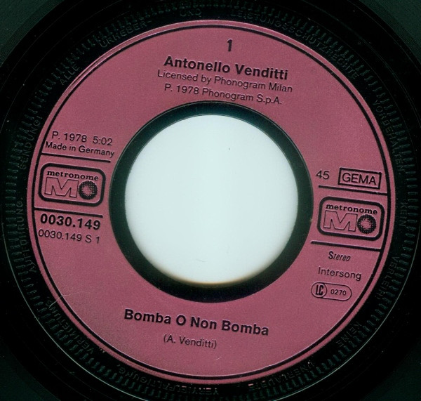 Antonello Venditti - Bomba O Non Bomba 2 Antonello Venditti - Bomba O Non Bomba