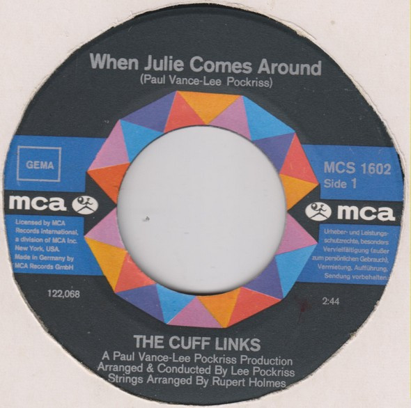 The Cuff Links - When Julie Comes Around / Sally Ann 2 The Cuff Links - When Julie Comes Around / Sally Ann