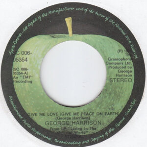 George Harrison - Give Me Love (Give Me Peace On Earth)