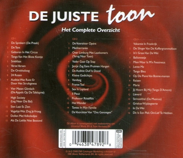 Toon Hermans - De Juiste Toon (Het Complete Overzicht) 2 Toon Hermans - De Juiste Toon (Het Complete Overzicht)