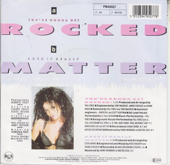 La Toya Jackson - You're Gonna Get Rocked 2 La Toya Jackson - You're Gonna Get Rocked