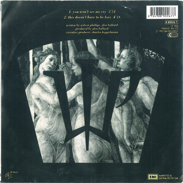 Wilson Phillips - You Won't See Me Cry 2 Wilson Phillips - You Won't See Me Cry