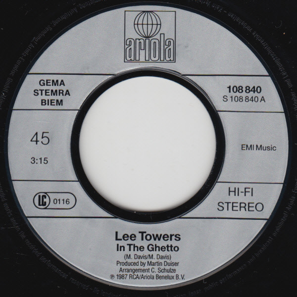 Lee Towers - In The Ghetto 3 Lee Towers - In The Ghetto