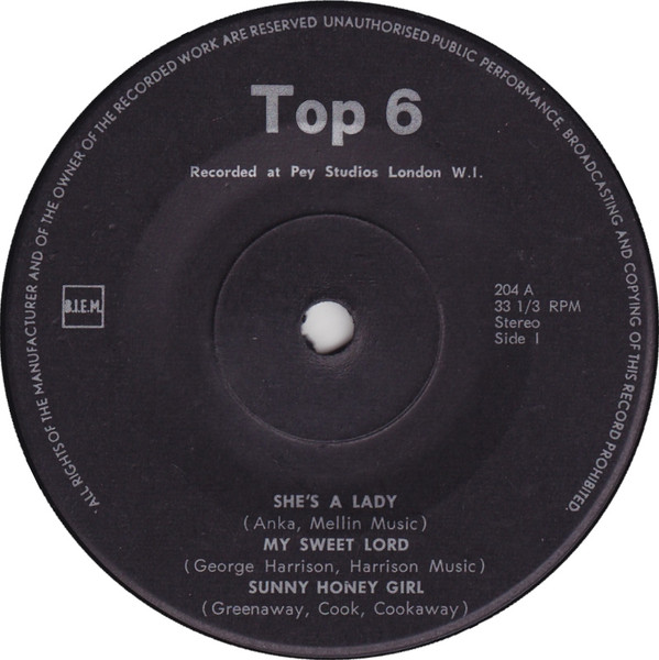 Various - 6 Top Hits From England 2 Various - 6 Top Hits From England