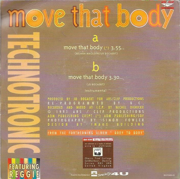 Technotronic - Move That Body 2 Technotronic - Move That Body