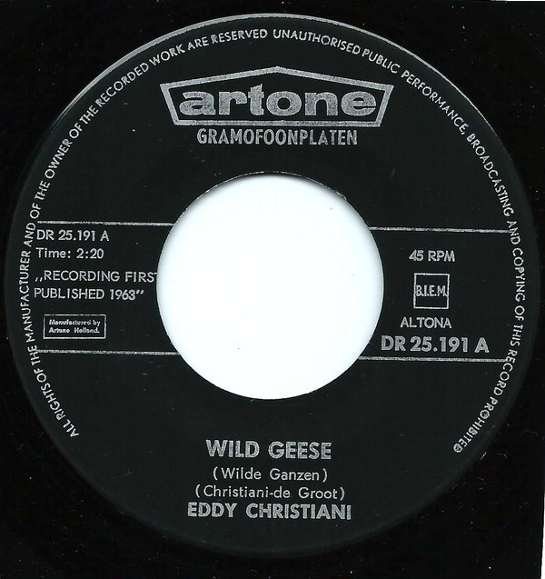 Eddy Christiani - Wild Geese (Wilde Ganzen) / Guitar Waltz 3 Eddy Christiani - Wild Geese (Wilde Ganzen) / Guitar Waltz