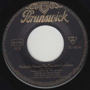 Louis Armstrong - Nobody Knows The Trouble I've Seen