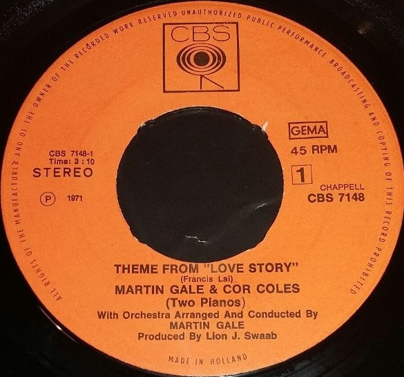Martin Gale - Theme From Love Story 3 Martin Gale - Theme From Love Story