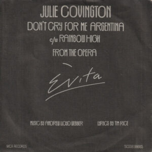 Julie Covington - Don't Cry For Me Argentina