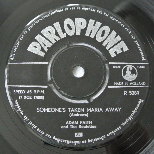 Adam Faith - Someone's Taken Maria Away 3 Adam Faith - Someone's Taken Maria Away