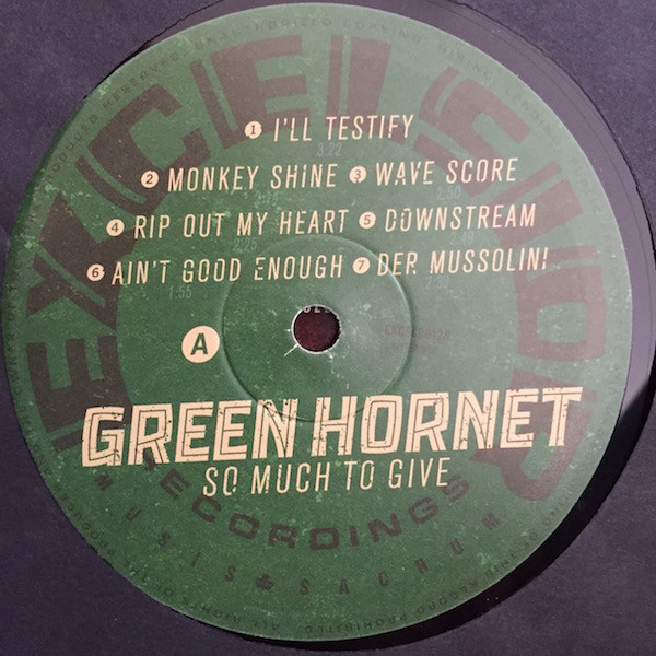 Green Hornet (2) - So Much To Give 3 Green Hornet (2) - So Much To Give