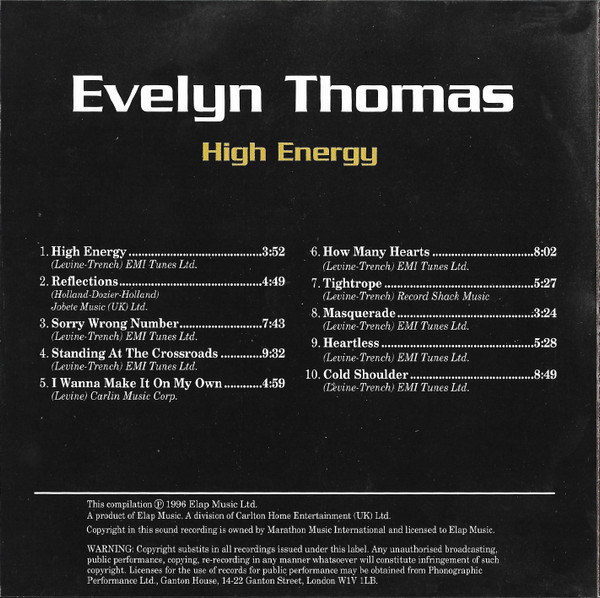 Evelyn Thomas - High Energy 2 Evelyn Thomas - High Energy