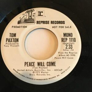 Tom Paxton - Peace Will Come