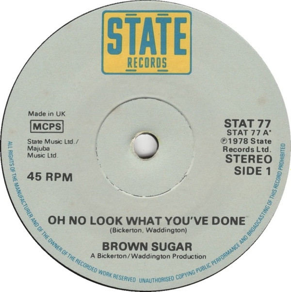 Brown Sugar (23) - Oh No Look What You've Done 1 Brown Sugar (23) - Oh No Look What You've Done