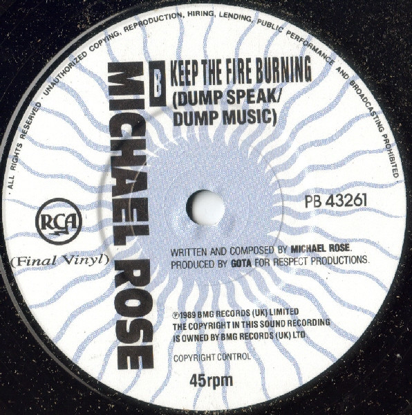 Michael Rose - Keep The Fire Burning (Dump The Lump) 4 Michael Rose - Keep The Fire Burning (Dump The Lump)