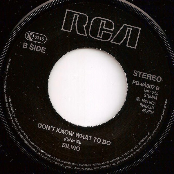 Silvio (3) - I'm Your Son South America 4 Silvio (3) - I'm Your Son South America