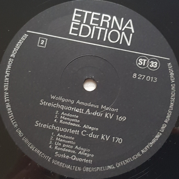Wolfgang Amadeus Mozart - Streichquartette F-dur KV 168 / A-dur KV 169 / C-dur KV 170 2 Wolfgang Amadeus Mozart - Streichquartette F-dur KV 168 / A-dur KV 169 / C-dur KV 170