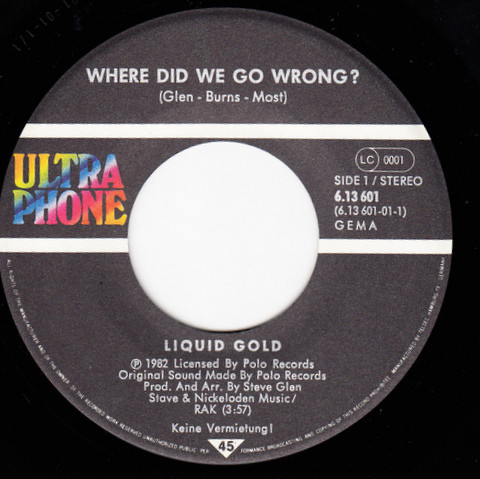 Liquid Gold - Where Did We Go Wrong? 3 Liquid Gold - Where Did We Go Wrong?