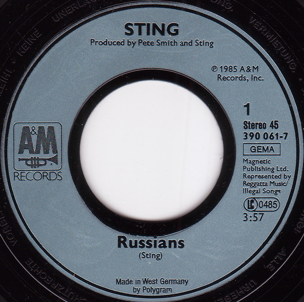 Sting - Russians 3 Sting - Russians
