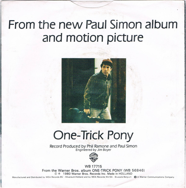 Paul Simon - One-Trick Pony 2 Paul Simon - One-Trick Pony