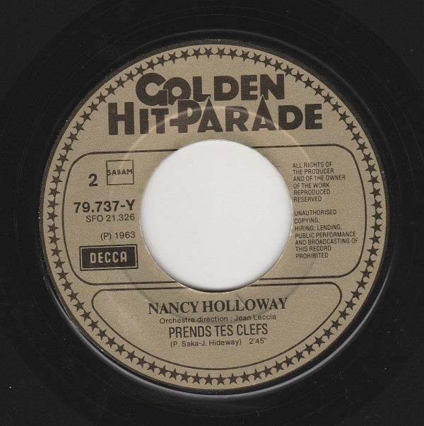 Nancy Holloway - T'en Vas Pas Comme Ça / Prends Tes Clefs 4 Nancy Holloway - T'en Vas Pas Comme Ça / Prends Tes Clefs